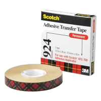 3M Scotch 924 ruban à transfert d'adhésif double face  12 mm x 33 m (12 pièces) 214591