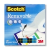 3M Scotch ruban adhésif amovible 19 mm x 33 m 201260 - 1