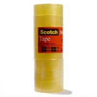 3M Scotch ruban adhésif standard 19 mm x 33 m (8 rouleaux) 201250