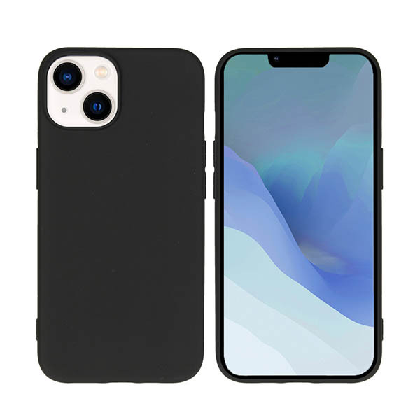 Accezz Color Backcover Apple iPhone 14 - noir 137719 - 1
