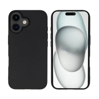 Accezz Color Backcover Apple iPhone 16 - noir 137731