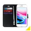 Accezz Softcase Bookcase Apple iPhone SE (2022 / 2020) / 8 / 7 / 6(s) - noir 137711 - 2