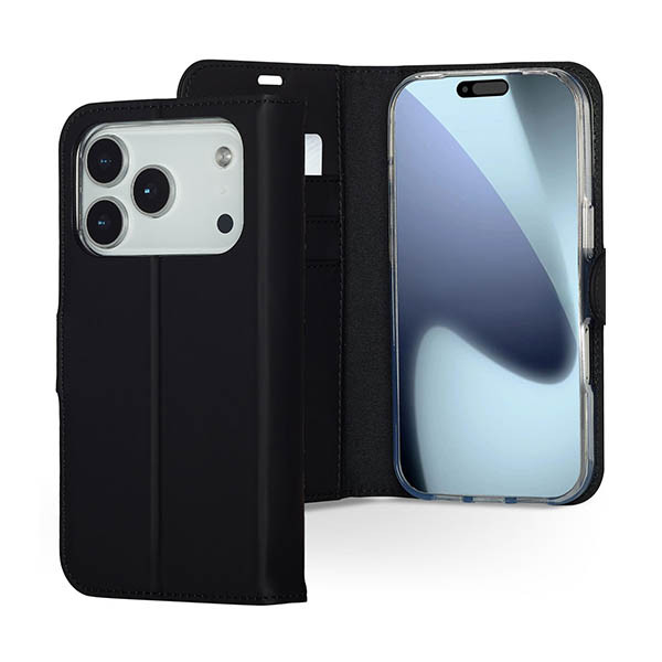 Accezz Wallet Softcase Bookcase Apple iPhone 17 Pro - noir 137741 - 1