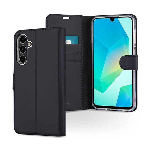 Accezz Wallet Softcase Bookcase Samsung Galaxy A16 - noir 137747 - 1