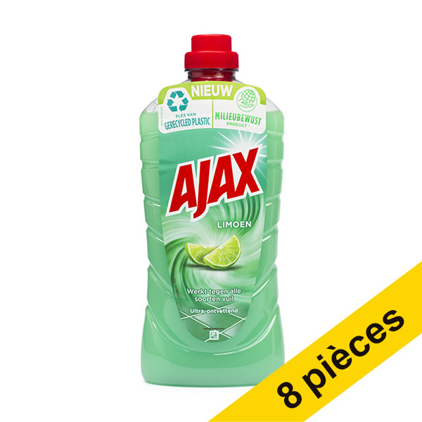 Offre: 8x Ajax nettoyant universel Citron Vert (1000 ml) SAJ00032 - 1
