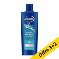 Offre : 5x Andrélon Men Marine Fresh shampooing (400 ml) SAN00638