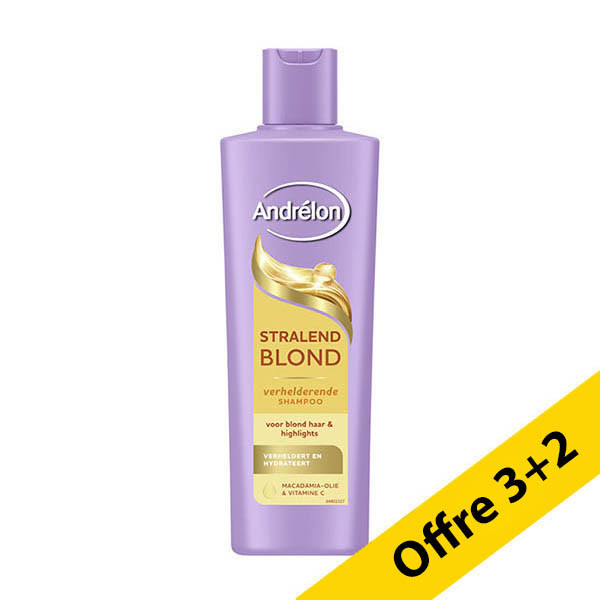 Offre : 5x Andrélon Stralend Blond shampooing éclaircissant (250 ml) SAN00644 - 1