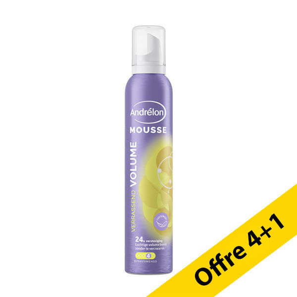 Offre : 5x Andrélon Verrassend Volume Lift-Up mousse (200 ml) SAN00660 - 1