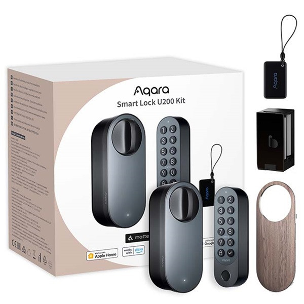 Aqara smart lock U200 kit - noir LAQ00068 - 1