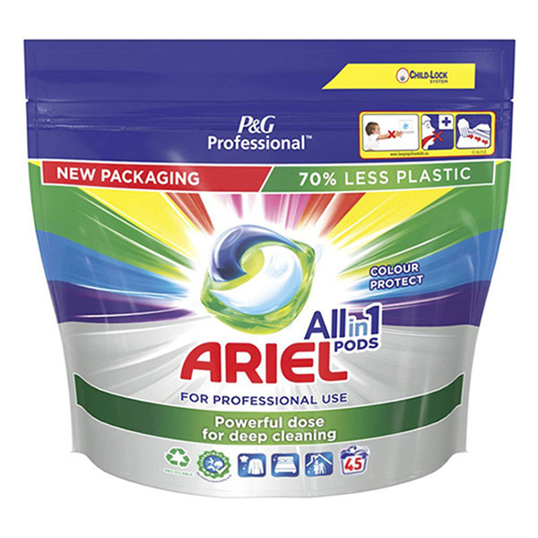 Ariel All-in-one Professional Color dosettes lessive (45 lavages) SAR05138 - 1