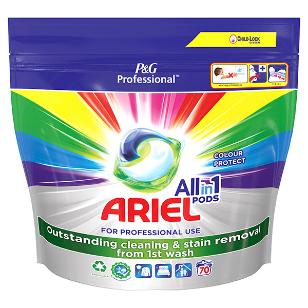 Ariel All-in-one Professional Color dosettes lessive (70 lavages) SAR05214 - 1