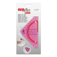 Aristo équerre géoflex flexible (16 cm) - rose fluo 206858
