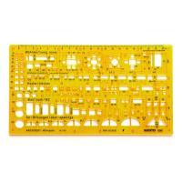 Aristo gabarit de combinaison pour architecte échelle 1:100 206846