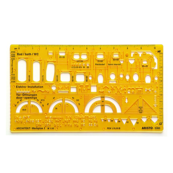 Aristo gabarit de combinaison pour architecte échelle 1:50 206845 - 1