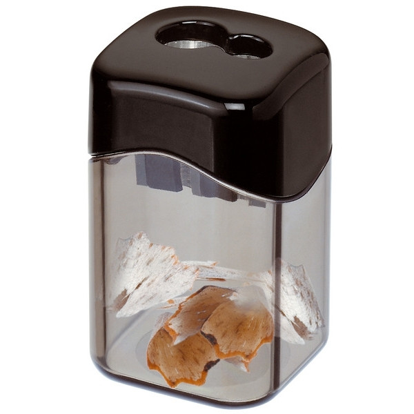 Aristo taille-crayon modèle en tonneau - noir/transparent 206704 - 1