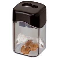 Aristo taille-crayon modèle en tonneau - noir/transparent 206704