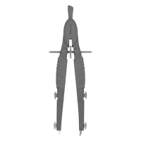 Aristo topline compas 170 mm - gris mat 206862