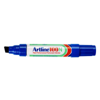 Artline 100 marqueur permanent (7,5 - 12 mm biseautée) - bleu 238760