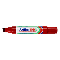 Artline 100 marqueur permanent (7,5 - 12 mm biseautée) - rouge 238758