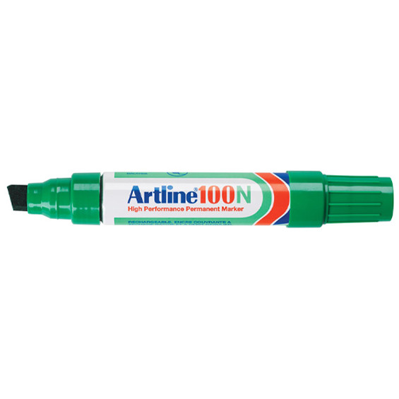 Artline 100 marqueur permanent (7,5 - 12 mm biseautée) - vert 238918 - 1