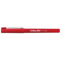 Artline 200 feutre à pointe fine - rouge 238524