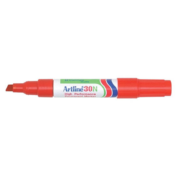 Artline 30 marqueur permanent (2 - 5 mm biseautée) - rouge 238907 - 1