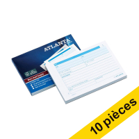 Aanbieding: 10x Atlanta bonboekje met carbon (2 x 50 vel) 203105