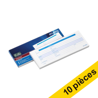 Aanbieding: 10x Atlanta kwitantieboekje 74 x 210 mm (100 vel) 203114