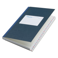 Atlanta carnet ligné avec index AZ 165 x 105 mm 192 feuilles - bleu 203036