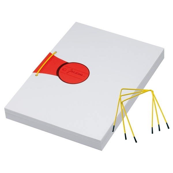 Atlanta pli-fix relieur d'archives (100 pièces) - jaune 203002 - 1