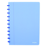 Atoma Trendy cahier ligné A4 72 feuilles - bleu transparent 405235