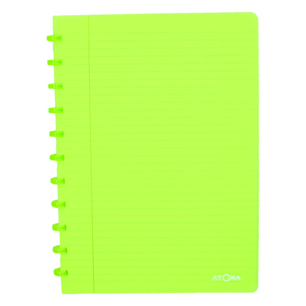 Atoma Trendy cahier ligné A4 72 feuilles - vert transparent 405236 - 1
