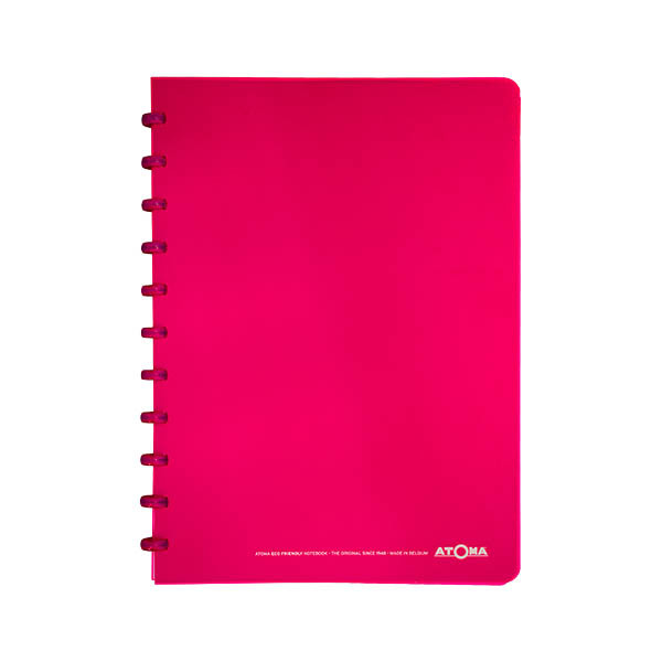 Atoma Trendy cahier ligné A4 72 feuilles - violet transparent 405238 - 1