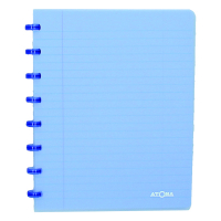 Atoma Trendy cahier ligné A5 72 feuilles - bleu transparent 405220