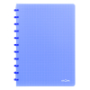 Atoma Trendy cahier quadrillé A4 72 feuilles (5 mm) - bleu transparent 405240 - 1