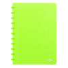 Atoma Trendy cahier quadrillé A4 72 feuilles (5 mm) - vert transparent 405241 - 1