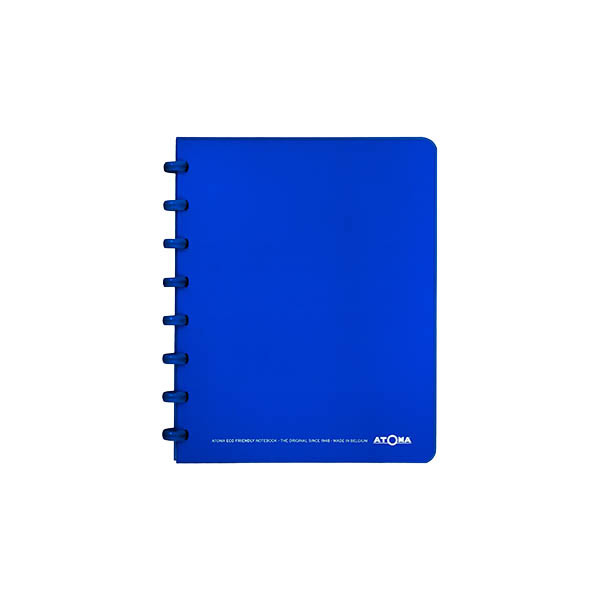 Atoma Trendy cahier quadrillé A5 72 feuilles (4 x 8 mm) - bleu transparent 405230 - 1