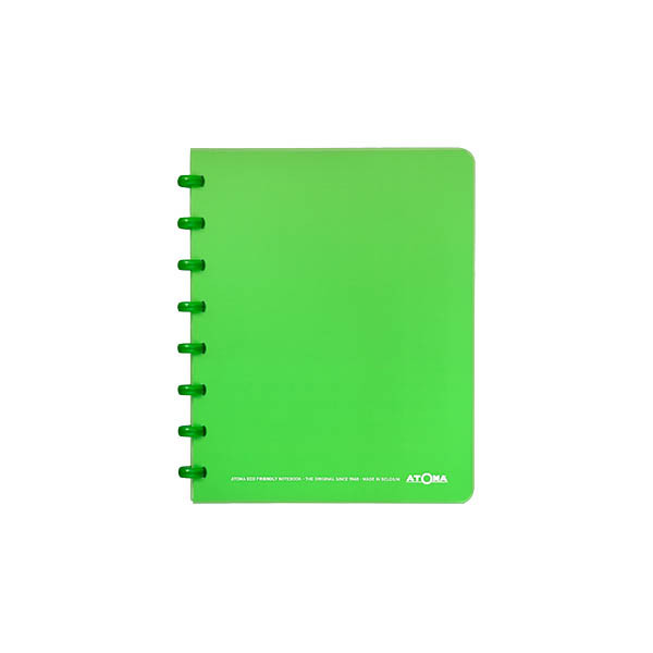 Atoma Trendy cahier quadrillé A5 72 feuilles (4 x 8 mm) - vert 405231 - 1