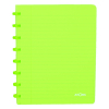 Atoma Trendy cahier quadrillé A5 72 feuilles (5 mm) - vert transparent 405226 - 1