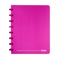 Atoma Trendy cahier quadrillé A5 72 feuilles (5 mm) - violet transparent 405228