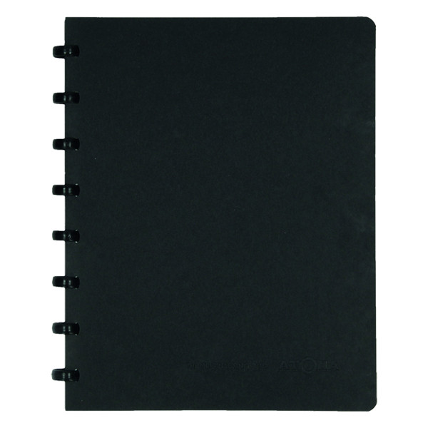 Atoma livre de réunion A5 ligné 63 feuilles - noir 405251 - 1
