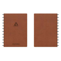 Aurora Adoc Business cahier quadrillé A4 72 feuilles (5 mm) - marron 330032