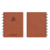 Aurora Adoc Business cahier quadrillé A5 72 feuilles (5 mm) - marron 330028