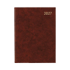Aurora Business Florence 2027 agenda semainier avec répartition par demi-heure (1 semaine sur 2 pages) 6 langues - bordeaux 440173 - 1