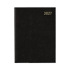 Aurora Business Florence 2027 agenda semainier avec répartition par demi-heure (1 semaine sur 2 pages) 6 langues - noir 440171 - 1