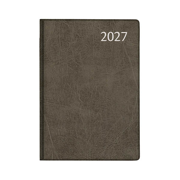 Aurora Classic7 Luna agenda semainier 2027 (1 semaine sur 2 pages) 4 langues - noir 440149 - 1