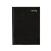 Aurora Maestro Florence agenda pour cabinet de groupe 2027 avec répartition par quart d'heure (1 jour par page) 6 langues - noir 440145 - 1
