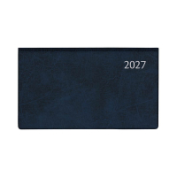 Aurora Novoplan Perl Luna agenda semainier 2027 répartition par heure (1 semaine sur 2 pages) 6 langues - bleu 440154