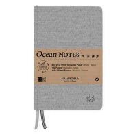 Aurora Ocean carnet de notes 145 x 220 mm ligné 96 feuilles - pieuvre noire 330070