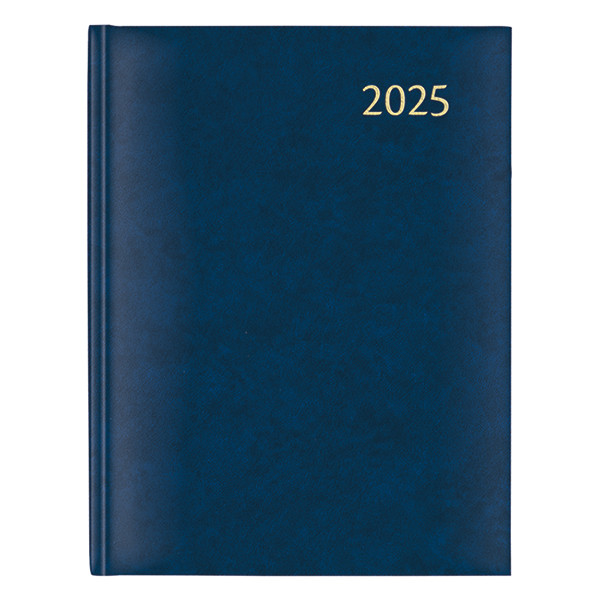 Aurora Plan-A-Week Florence agenda semainier 2025 avec division par quart d'heure (1 semaine 2 pages) 7 langues - bleu 330014 - 1